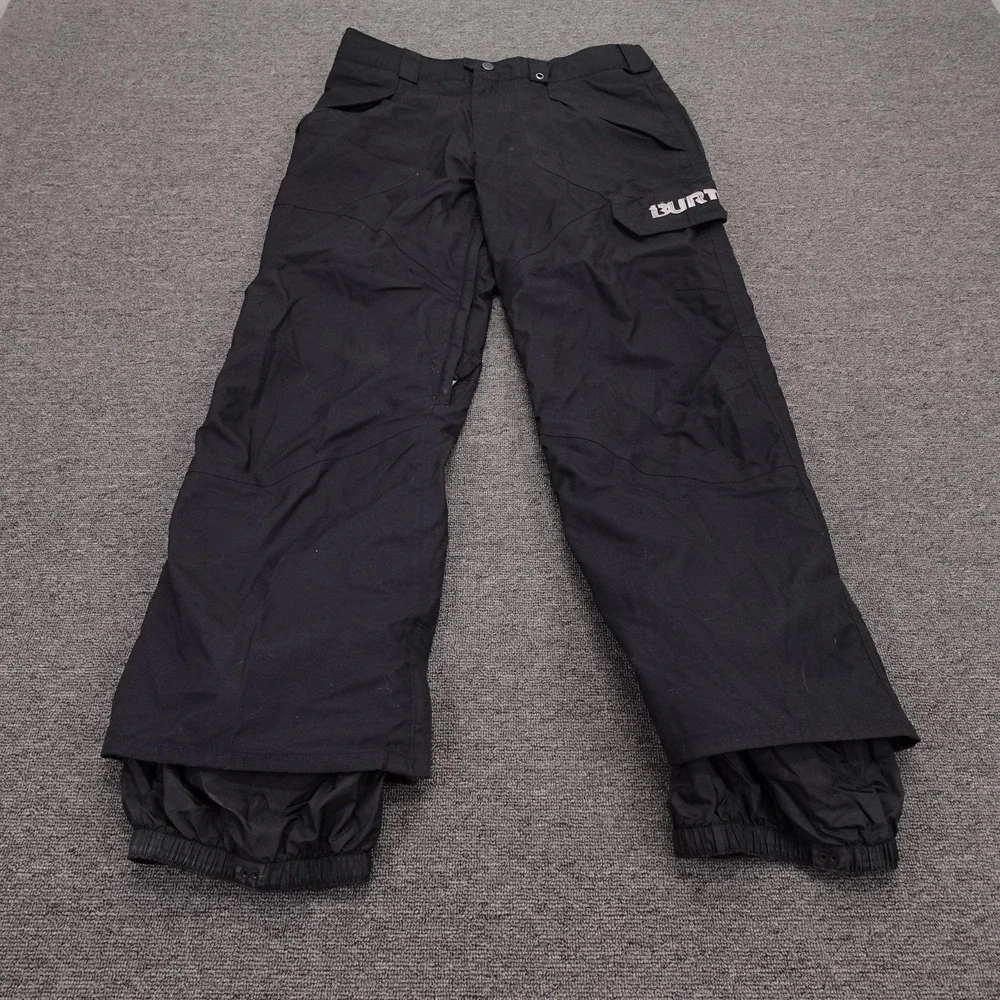 Burton Snow Pants Mens 34x32 Black DRYRIDE Poacher Insulated Ski Snowboard